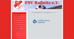 Desktop Screenshot of fsv-rassnitz.de